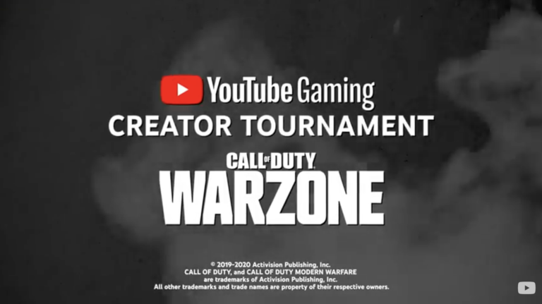 YouTube Warzone Creator Tournament Promo