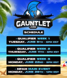 NICKMERCS' MFAM Gauntlet June Schedule